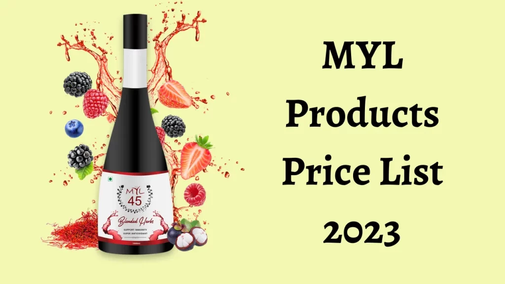 MYL Products Price List 2023