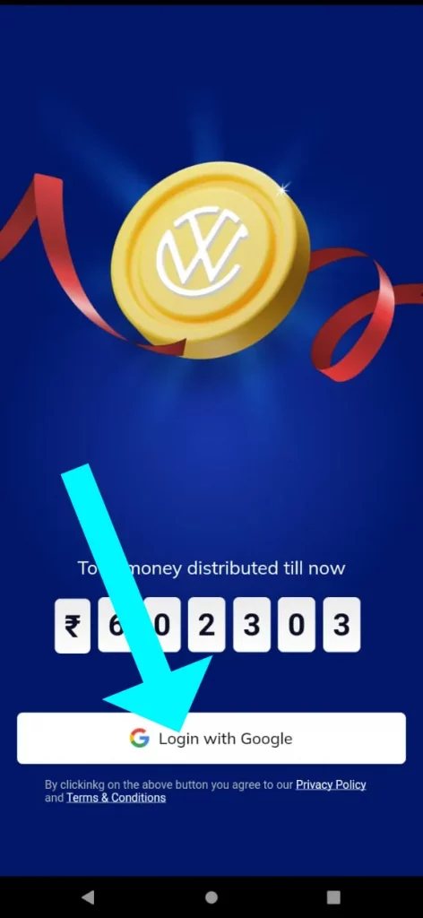 Cashwin App Login