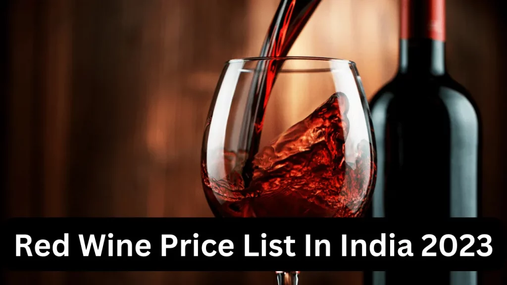 Red Wine Price List